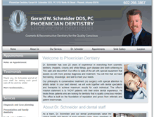 Tablet Screenshot of phoeniciandentistry.com